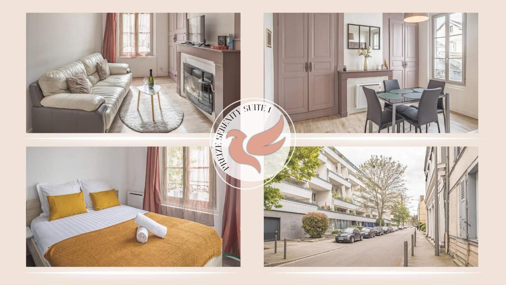 Preize Serenity Suite 1 - Hypercentre - 2 Pers. Troyes Buitenkant foto