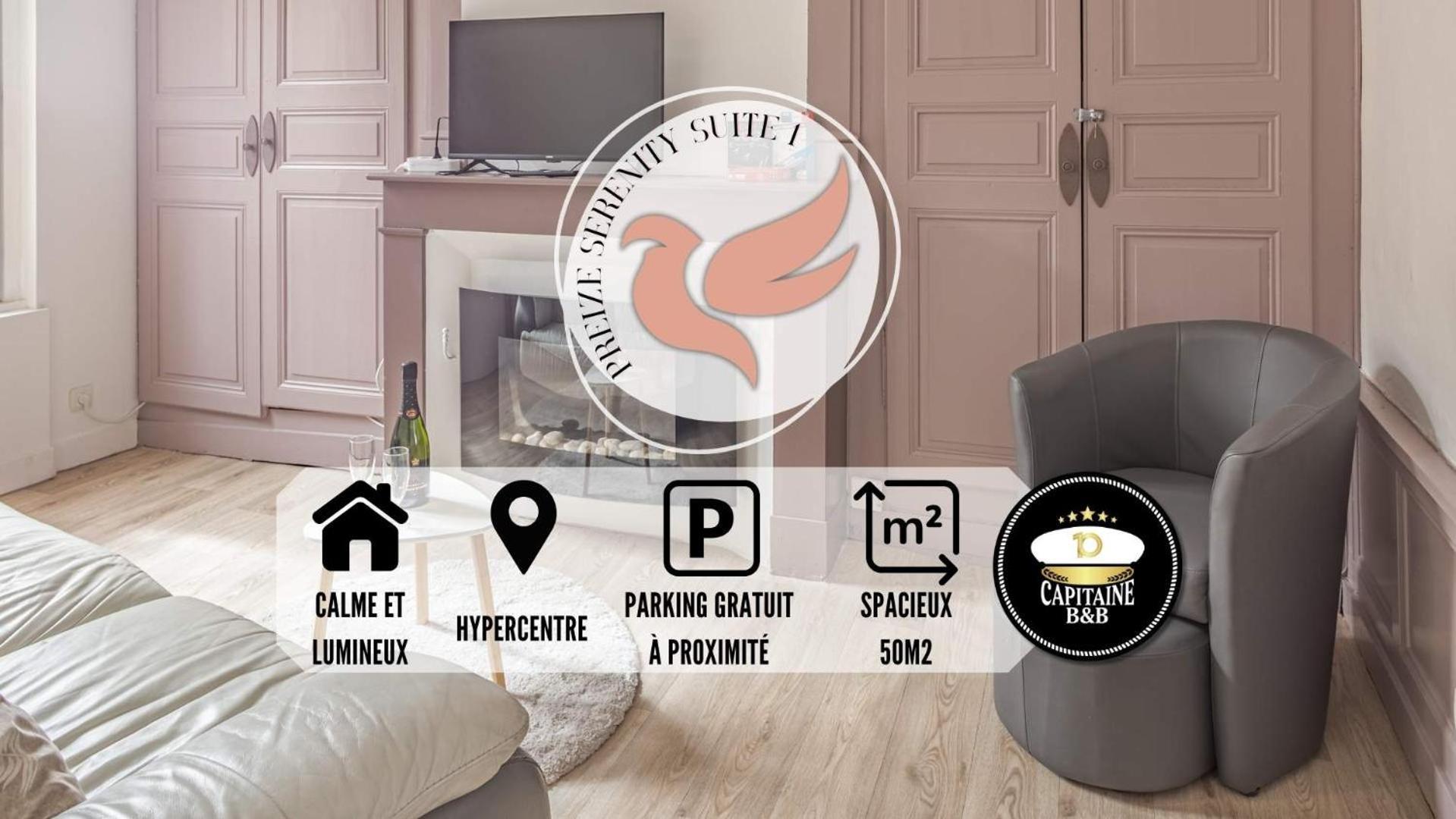 Preize Serenity Suite 1 - Hypercentre - 2 Pers. Troyes Buitenkant foto